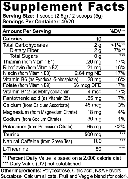 Prime Active Pre - Workout: "Samurai Surge" (Fruit Punch) - PrimeActive Products